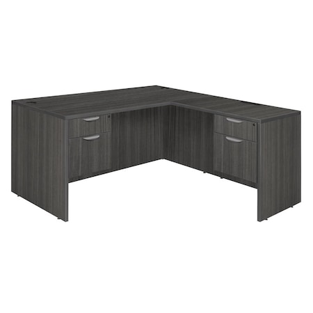Regency Legacy L-Desks, 70 D X 29 H, 71 W X Wood, Ash Grey LLD7135AG